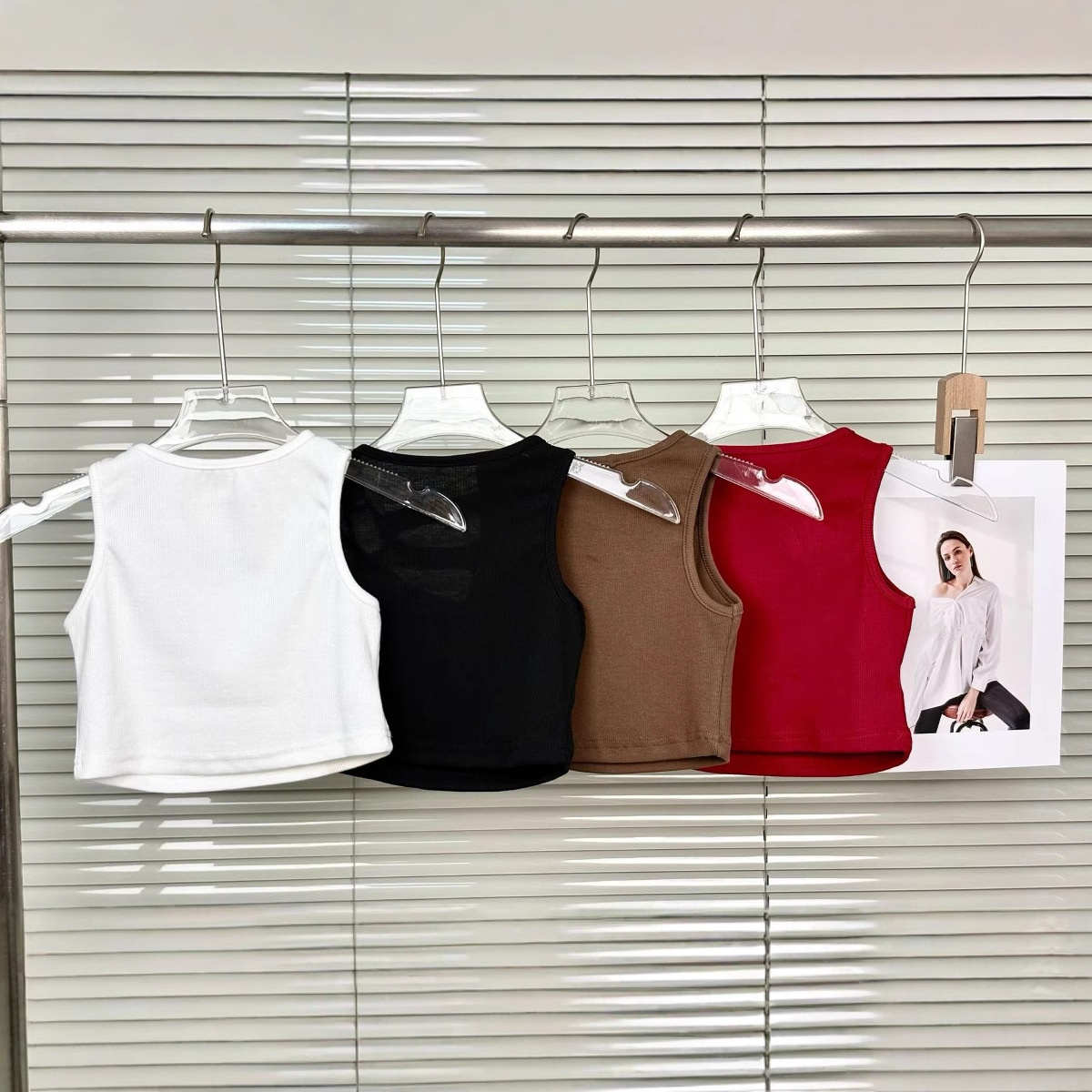 Camisetas Sem Mangas para Meni - Tank Top Ribbed avaliação e preço