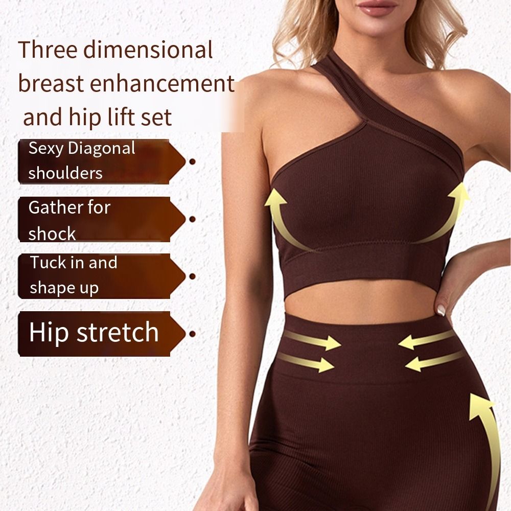 Conjunto de 2 Peças Casual Sem - Tank Top Ribbed avaliação e preço
