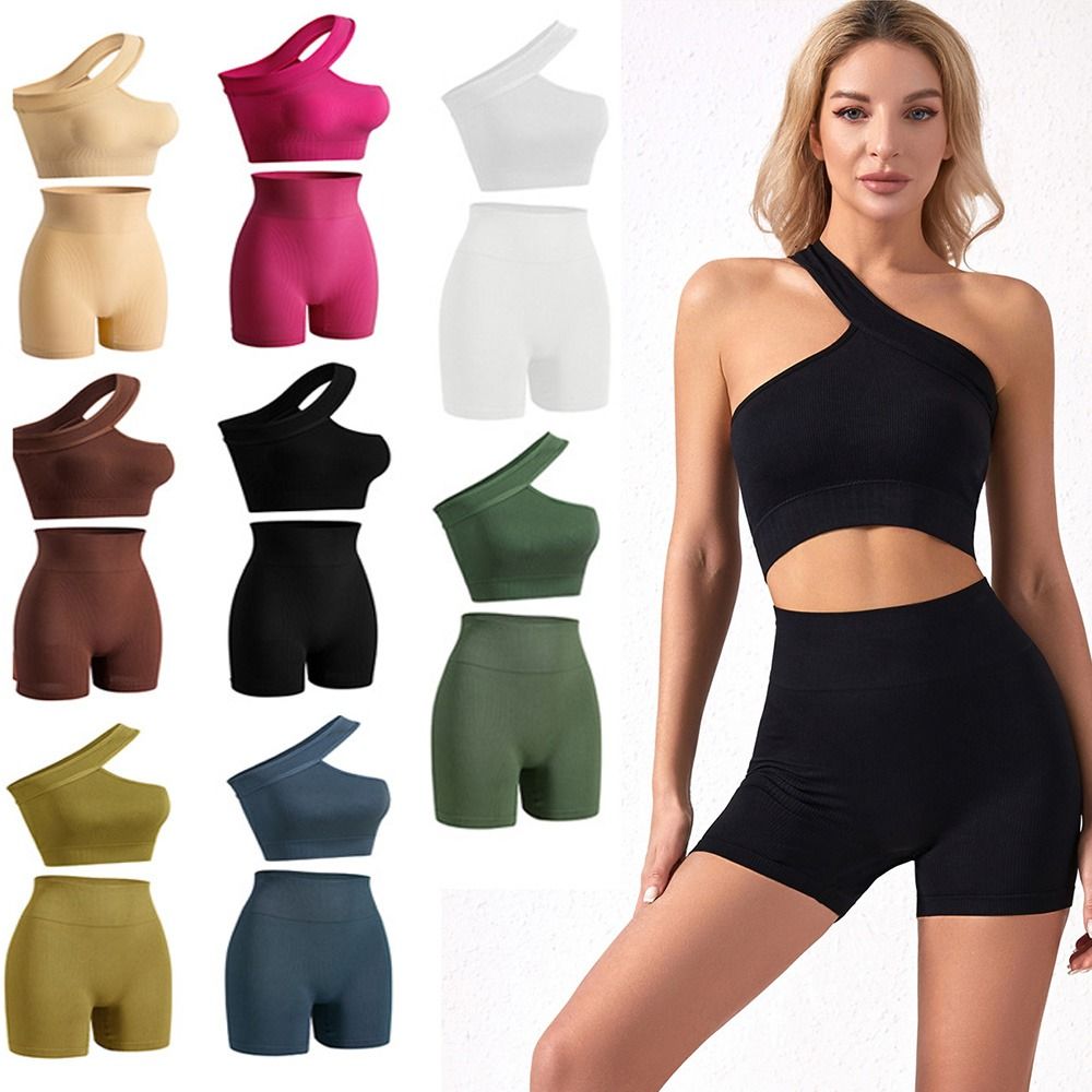 Conjunto de 2 Peças Casual Sem - Tank Top Ribbed avaliação e preço